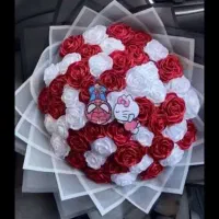 گل طبیعی و روبانی rozmarand
