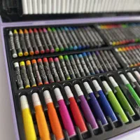 ست رنگ آمیزی کرومی و ملودی چمدانی ۱۸۰ قطعه|لوازم التحریر|دزفول, |دیوار