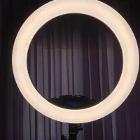 رینگ‌لایت حرفه ای جماری و سه پایه حرفه ای پاناسال|دوربین عکاسی و فیلم‌برداری|گنبد کاووس, |دیوار