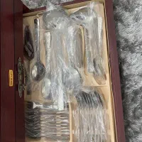 سرویس قاشق چنگال نو|ظروف سرو و پذیرایی|قم, قلعه یزدیها|دیوار