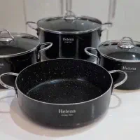 ماهی تابه ۳ عددی گرانیت|ظروف پخت‌وپز|تهران, بوستان بعثت (باغ آذری)|دیوار