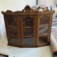 ویترین آنتیک چوبی بدون کنسول