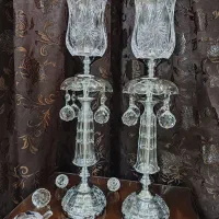 شمعدان کریستال خورشیدی وارداتی