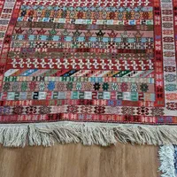 یه تیر و دو نشون گلیم اصیل + فرش کودک شاد|فرش|بابل, |دیوار