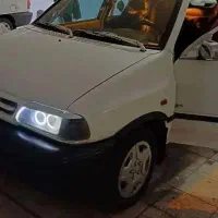پراید بدون رنگ.شاسی سمت شاگرد مویه دست اندازی داره