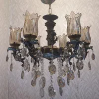 لوستر/برنزی/کریستال/سقفی/کودک|لوستر و چراغ آویز|کرمانشاه, |دیوار