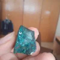 سنگ یشم فیروزه سبزابی درخشان رگه داراصل وزیبا
