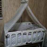 تخت نوزاد سایز بزرگ نو نو|تخت و صندلی بچه|اردبیل, |دیوار