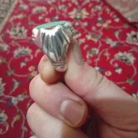 انگشتر دستساز سنگ فیروزه نیشابور اصل
