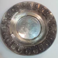 بشقاب برنجی قدیمی
