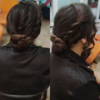 شنیون کار حرفه ای|خدمات آرایشگری و زیبایی|پارس‌آباد, |دیوار