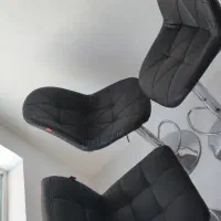 سه عدد صندلی اپن پایه استیل تمیز و سالم