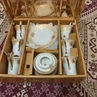 فنجان و نربکی و قندان نو