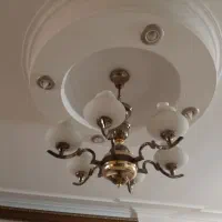 لوستر های برنز سنگین وزن آب طلا خوده|لوستر و چراغ آویز|تهران, ایوانک|دیوار