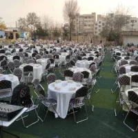اجاره صندلی تاشو شیواری میز پنکه کرایه حجله ظروف