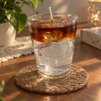 شمع پر از یخ نوشابه ای دست ساز