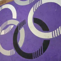گلیم فرش ۶ متری رنگ بنفش