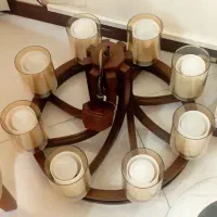 لوستر  چوبی