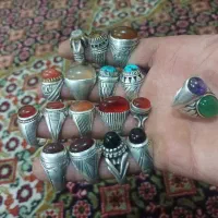 انگشترهای گلچین شده قدیمی وکهنه|جواهرات|بیرجند, |دیوار