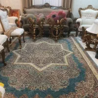 فرش گل ابریشم کویر یزد