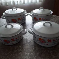 ست قابلمه لعابی|ظروف پخت‌وپز|قزوین, |دیوار