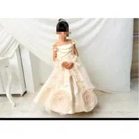 دوعدد لباس مجلسی عروسکی دخترانه