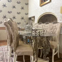 ست مبل میز ناهار خوری ویترین جلومبلی|مبلمان خانگی و میز عسلی|قم, آزادگان|دیوار