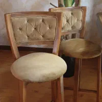 دوعددصندلی کانتر