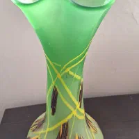 گلدان شیشه ای رنگی