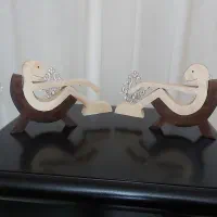 دکوری چوبی مینیمال|مجسمه، تندیس، ماکت|کیش, |دیوار