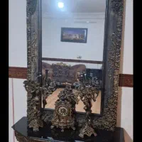 آینه شمعدان‌ قدی بسیار سالم و تمیز