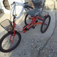 چرخ قرمز رنگ دنده ای|دوچرخه، اسکیت، اسکوتر|اراک, |دیوار