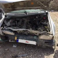 پراید نقره‌ای ۸۵ تصادفی با موتور سالم|خودرو سواری و وانت|سمنان, |دیوار