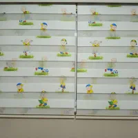 پرده زبرا اتاق خواب بچه|پرده، رانر، رومیزی|گنبد کاووس, |دیوار