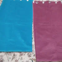 دوعدد دستک پرده مخمل نوی نو پانچ شده