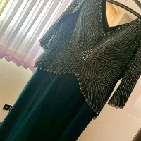 ماکسی  سبز زمردی بی نهایت شیک