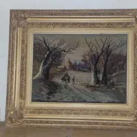 تابلو فرش ۴۰ ساله قدیمی ابعاد ۵۰ در ۶۰