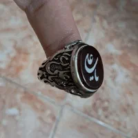 انگشتره حکاکی شده تیتانیوم|بدلیجات|کرمان, |دیوار