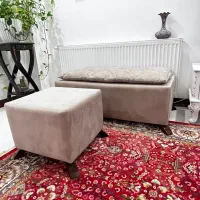 مبلمان ۸نفره کاملا سالم با پارچه بسیار تمیز|مبلمان خانگی و میز عسلی|ساری, |دیوار