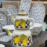 کتری قوری لعابی کد ۱۰۰