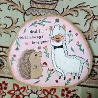 نقاشی روی چوب