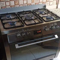 اجاق گاز فر دار تمام استیل