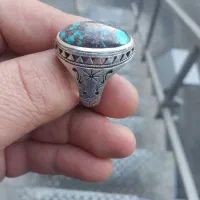 انگشتر فیروزه نقره