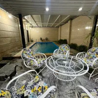 ویلا با استخر سرپوشیده آب گرم|اجارهٔ کوتاه‌مدت ویلا و باغ|کرج, ساماندهی|دیوار