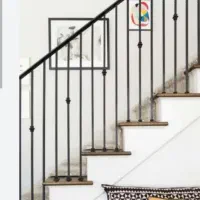 نرده راه پله آهنی
