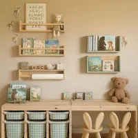 طبقات چوبی و بوفه شلفای چوبی