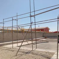 داربست فلزی استوار.خضری