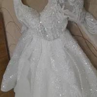 لباس عروس دنباله دار عربی پرکار و شیک|لباس|نجف‌آباد, ویلاشهر|دیوار