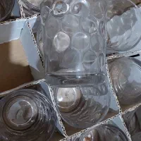 لیوان  شیشه ای کاوه