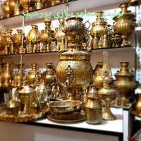 jgdfسماور زغالی برنجی مسی گازی ذغالی برقی hfs